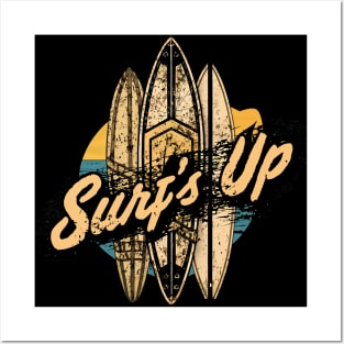 Surf's Up! Surfing T-Shirt Posters and Art